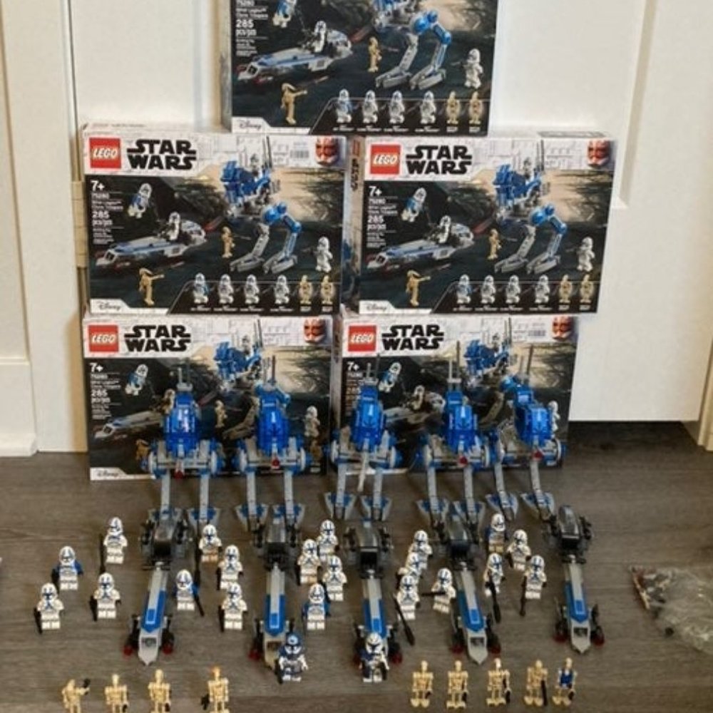 Lego Star Wars 501st Legion clones lot